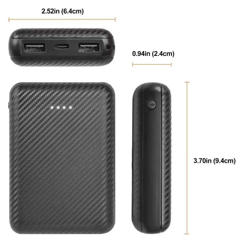 12000mAh Portable Charger - USB C Output for Heated Apparel