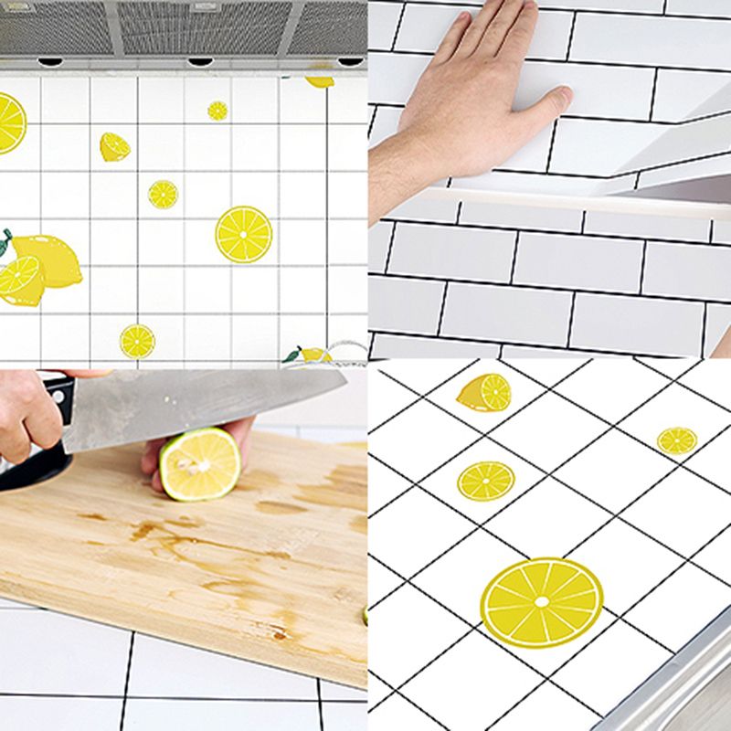 Modern Kitchen Backsplash Wallpaper Peel and Stick Taavita Print Backsplash Tile