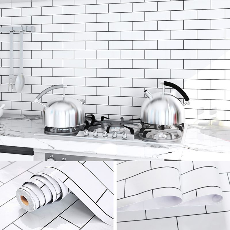 Modern Kitchen Backsplash Wallpaper Peel and Stick Taavita Print Backsplash Tile