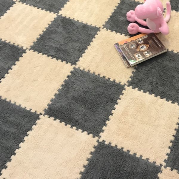 Taavita, solid color carpet tile, interlocking carpet floor tile, 10-piece set, 30-piece set