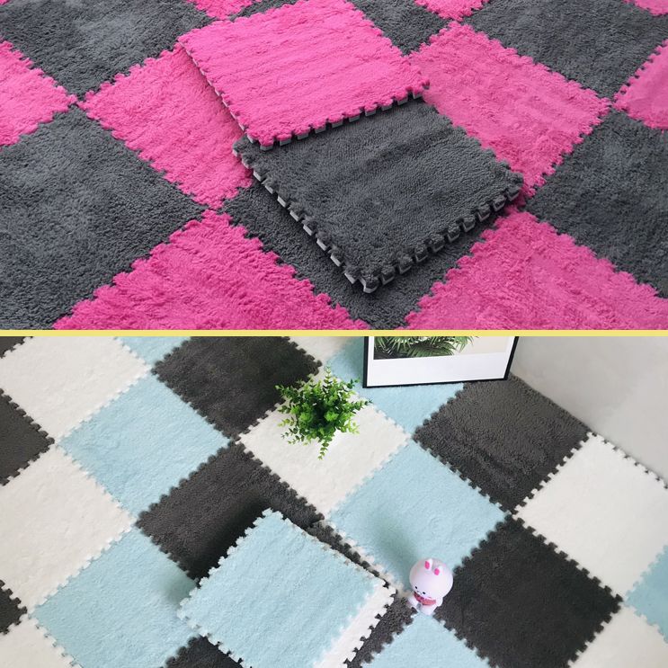 Taavita, solid color carpet tile, interlocking carpet floor tile, 10-piece set, 30-piece set