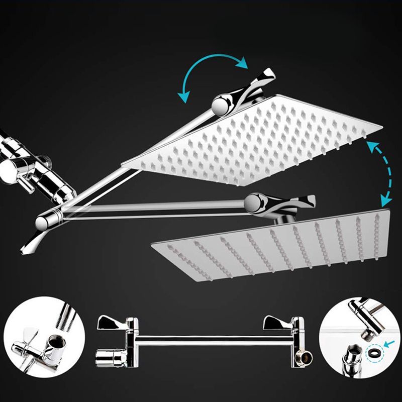 Taavita Medium Flow Dual Shower Head 3 Setting Wall-Mount Showerhead