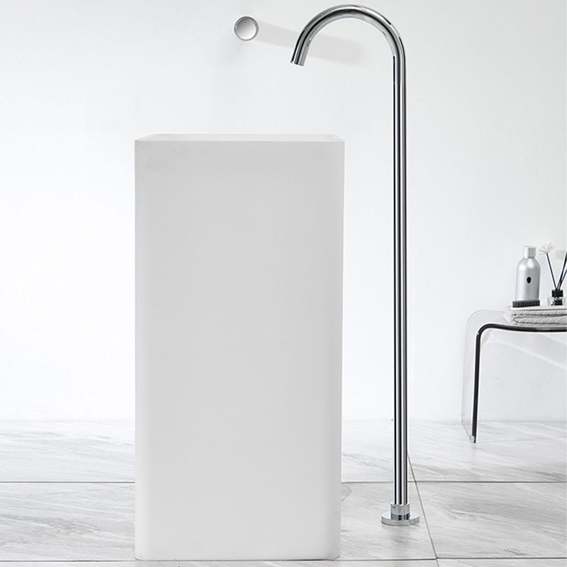 Modern Freestanding Bathtub Faucet Taavita 1-Handle Floor Mounted Freestanding Tub Filler