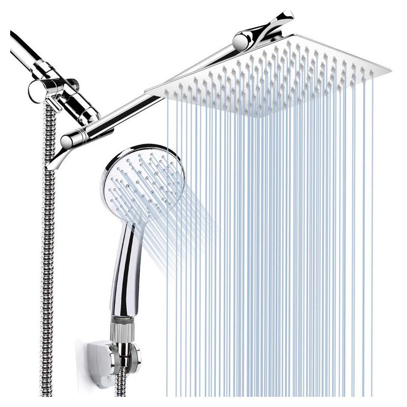 Taavita Medium Flow Dual Shower Head 3 Setting Wall-Mount Showerhead