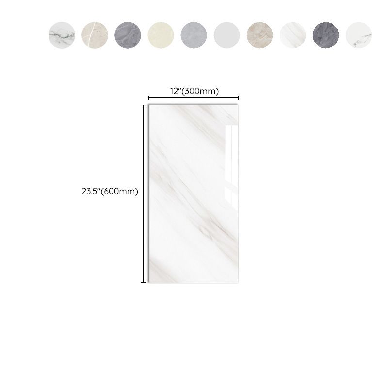 Modern PVC Rectangular Peel and Stick Backsplash Wall Tile for Kitchen and Bathroom by Taavita