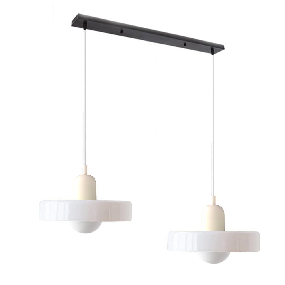 2 Heads Taavita Modern Glass Pendant Light - Elegant and Versatile Design