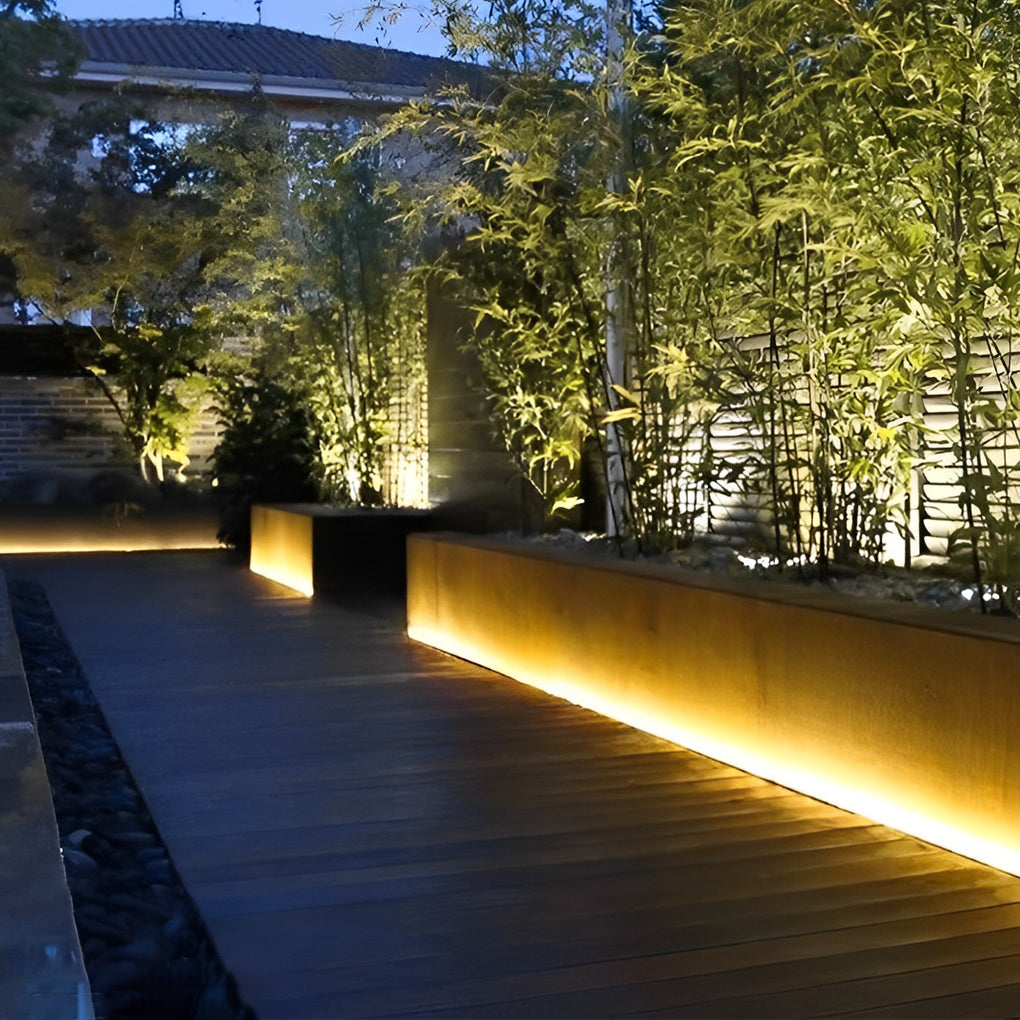 197'' Waterproof Recessed Silicone 24V Modern Flexible LED Strip Lights Linear Light - Dazuma