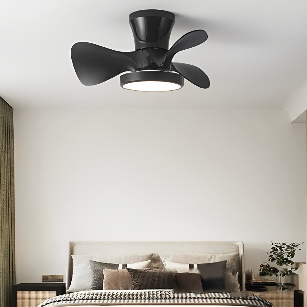 3 Blades Silent LED Dimmable Ceiling Fan Light with Remote Inverter Nordic Taavita