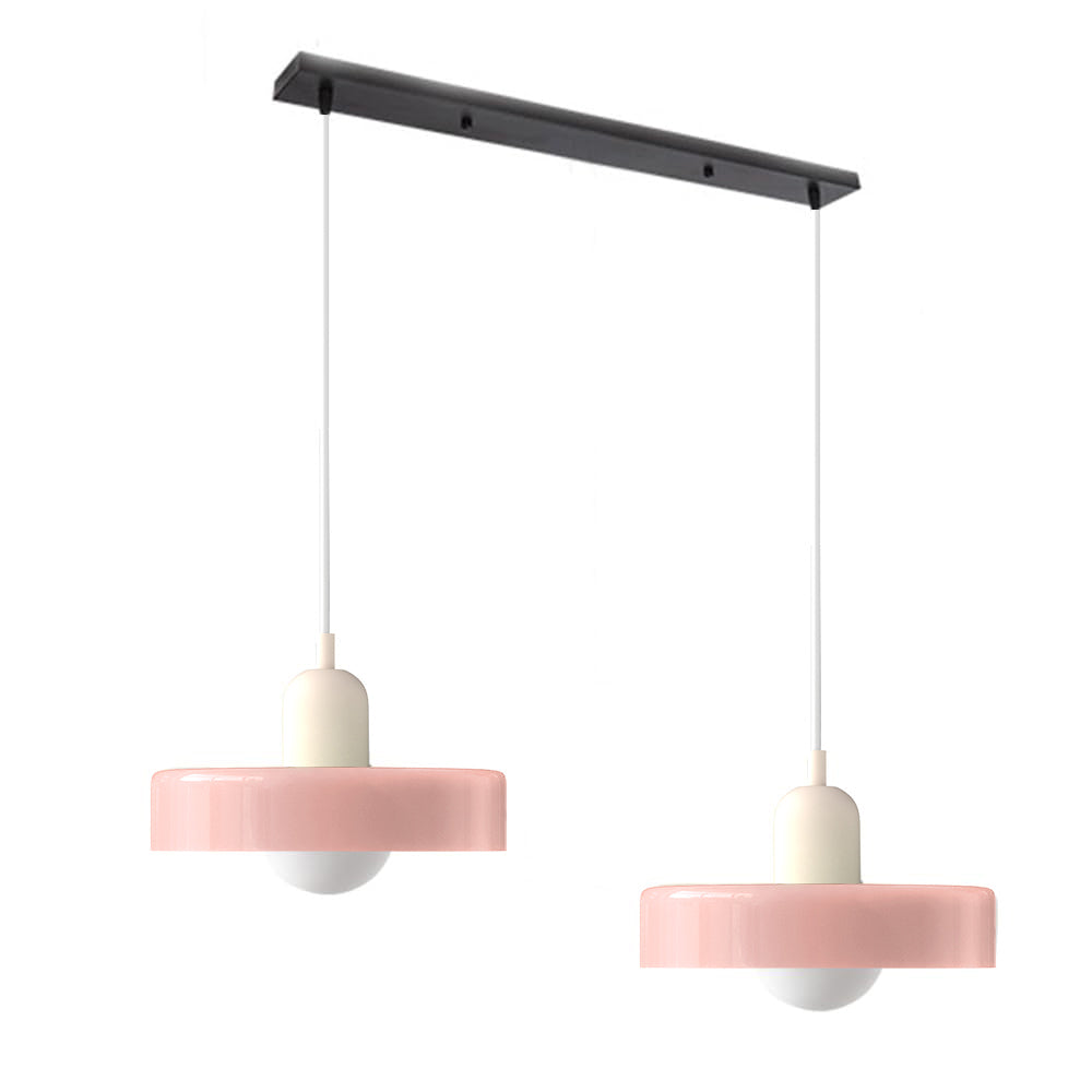2 Heads Taavita Modern Glass Pendant Light - Elegant and Versatile Design