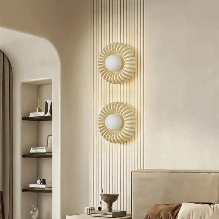 Elysian Glow | Elegant Resin Wall Light