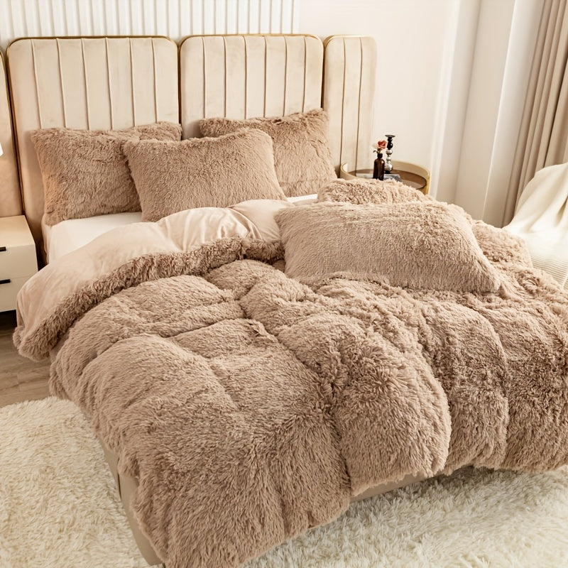 Quilt Cover Set | Wrinkle-Resistant | Soft Cozy Warmth | Polyester