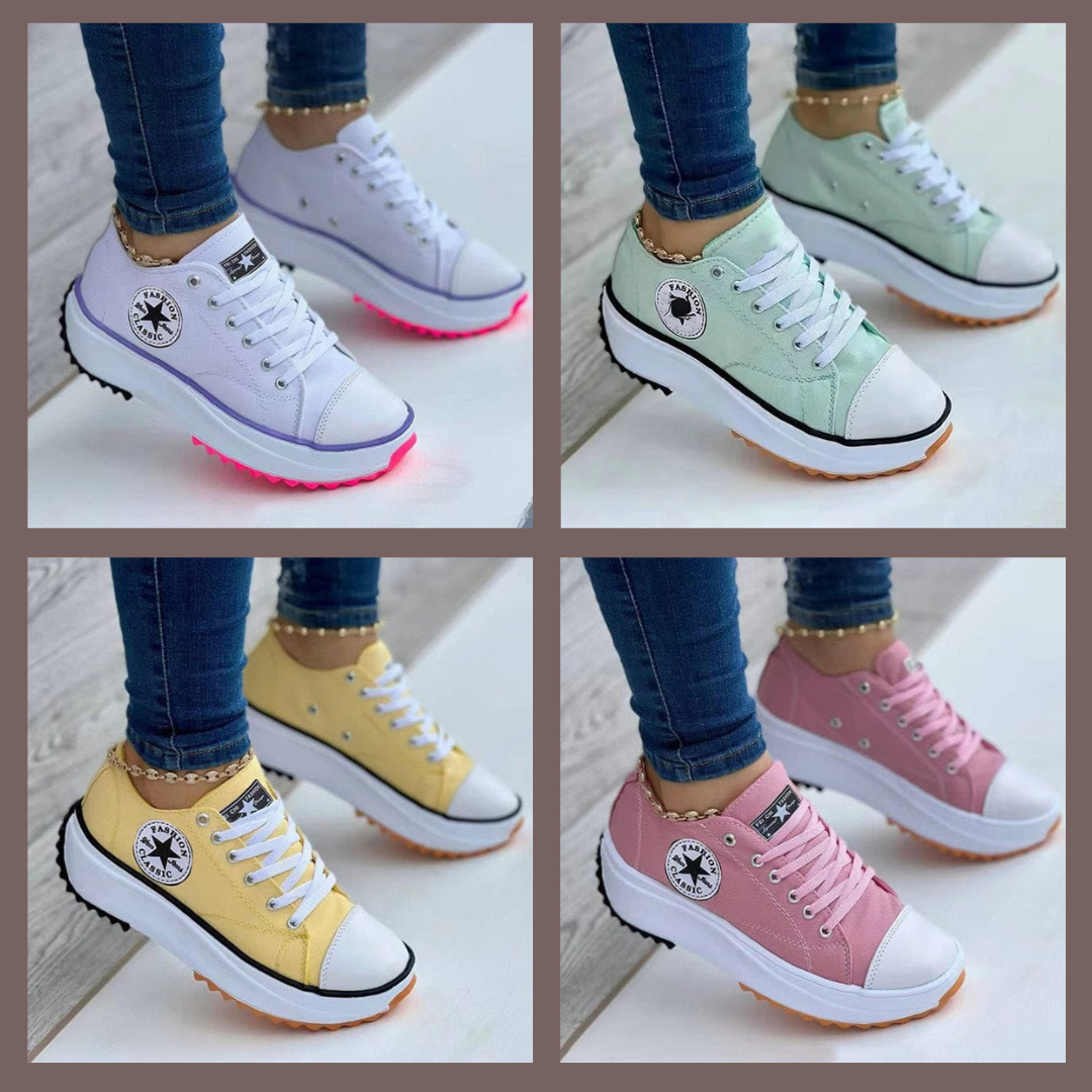 Women’s Orthopedic Sneakers | Contemporary High-Top Platform Design | Breathable Material & Orthopedic Support | Comfortable Fit