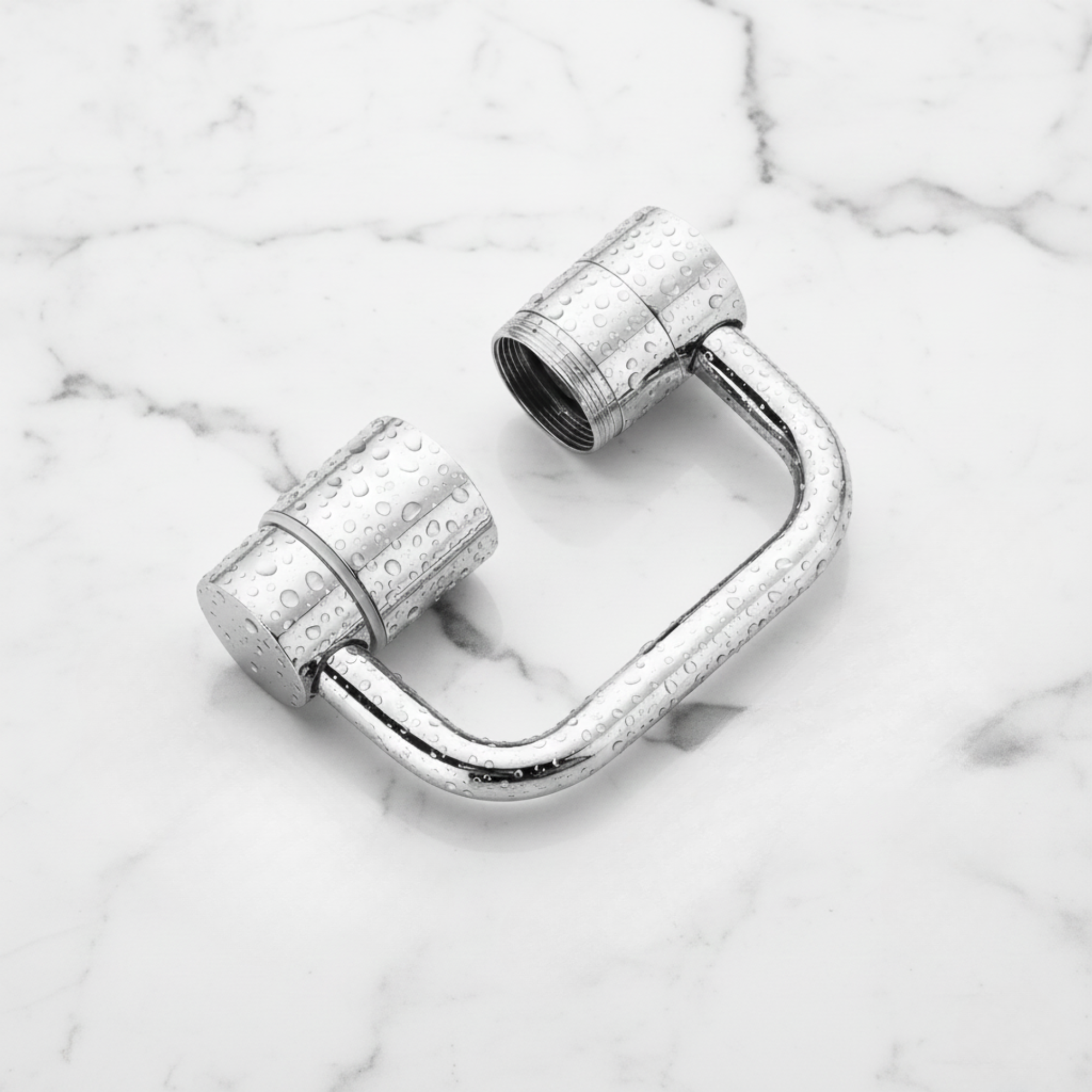 Swivel Faucet Attachment with 1080° Rotation and Dual Spray Options