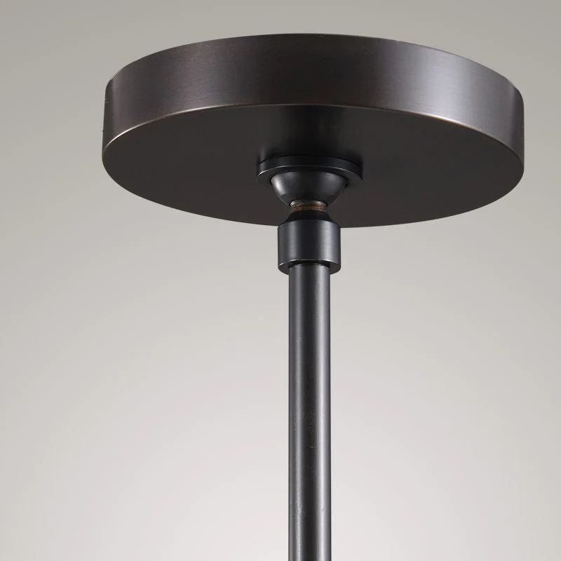 Liora — Hand-Blown Glass Raindrop Pendant Light with Warm Glow