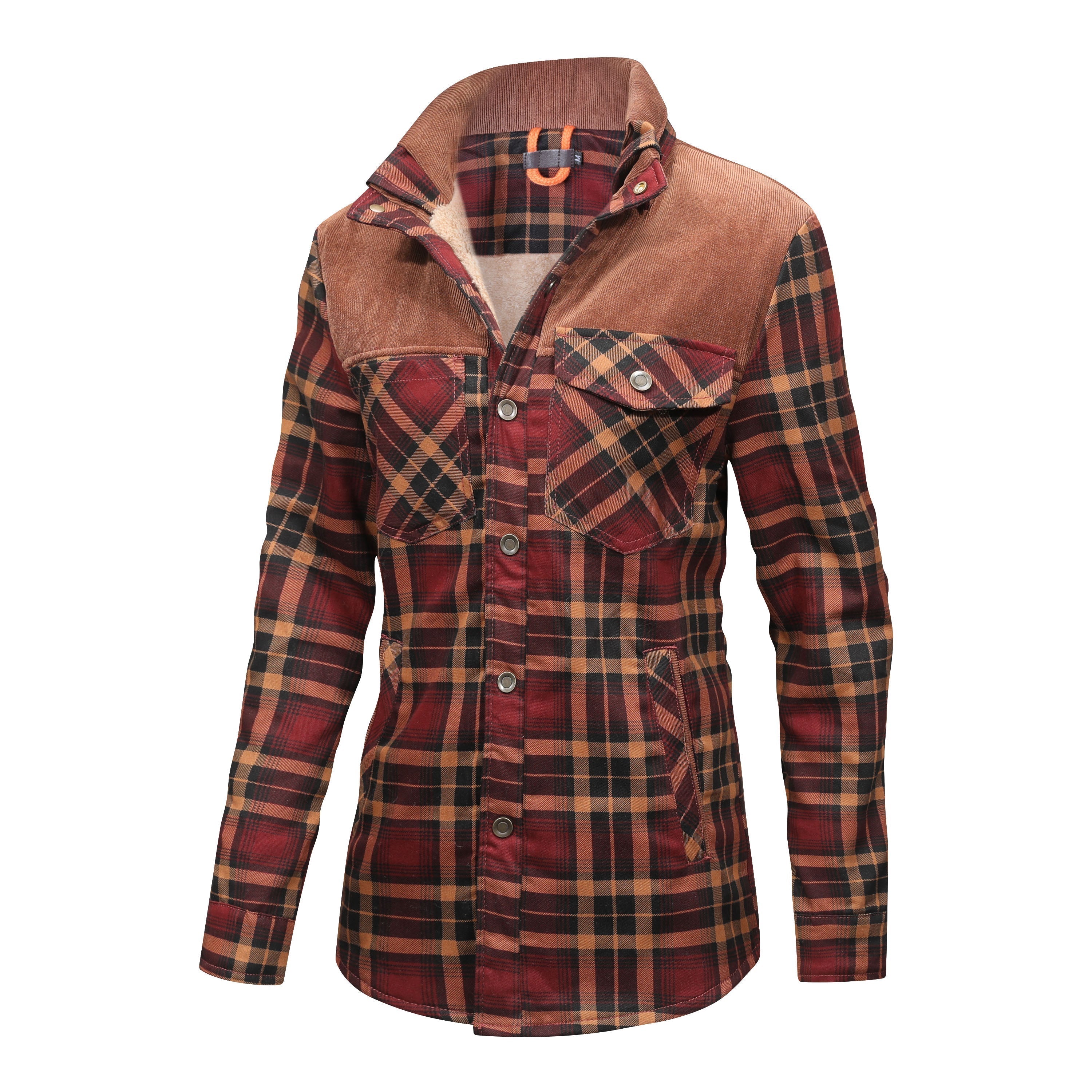 Men's Flannel Shirt | Insulated | Winter Warmth Retention | Fleece-Lined