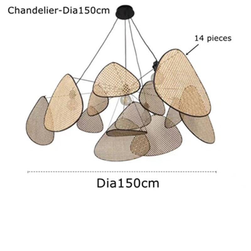 Taavita Ceiling Light Bamboo Rattan