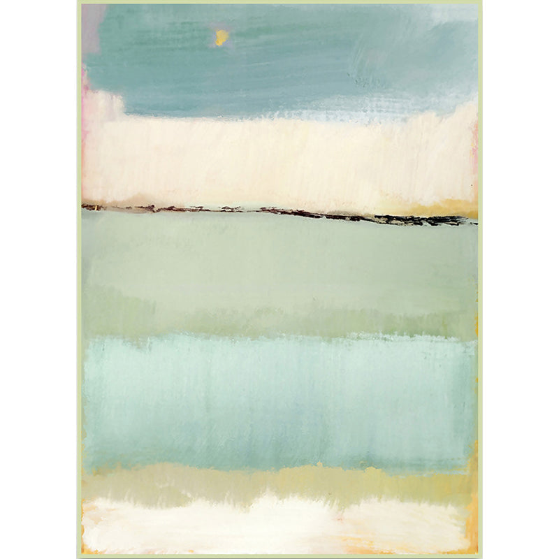 Taavita Bedroom Rug Modern Abstract Colorblock Pattern Area Rug Washable Polyester Carpet