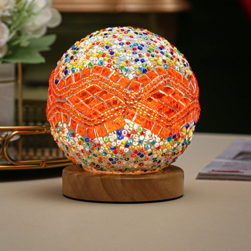 ChromaGlow Mosaic LED Table Lamp for Inviting Ambiance