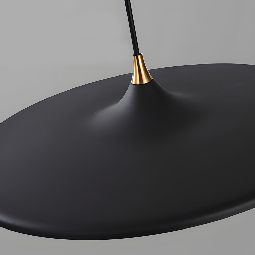 13.8'' LED Metal Hanging UFO Pendant Light 1-Light Round Small Spaceship Lamp for Bar