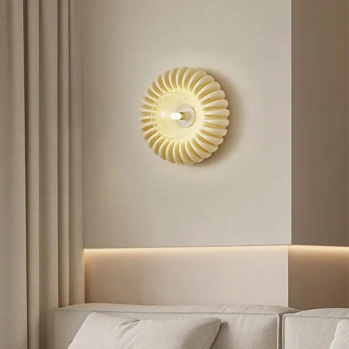 Elysian Glow | Elegant Resin Wall Light