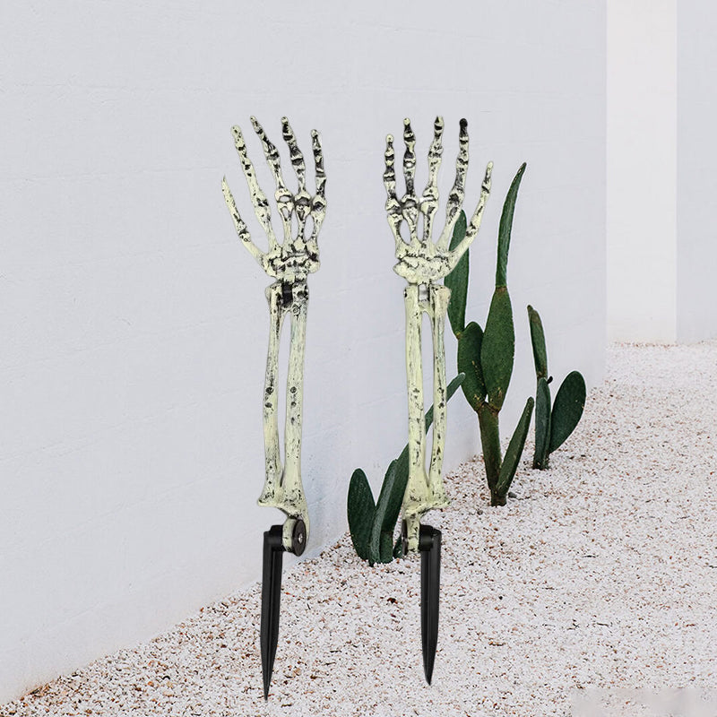 Solar-Powered Halloween Ghost Hand Light Decoration for Outdoor