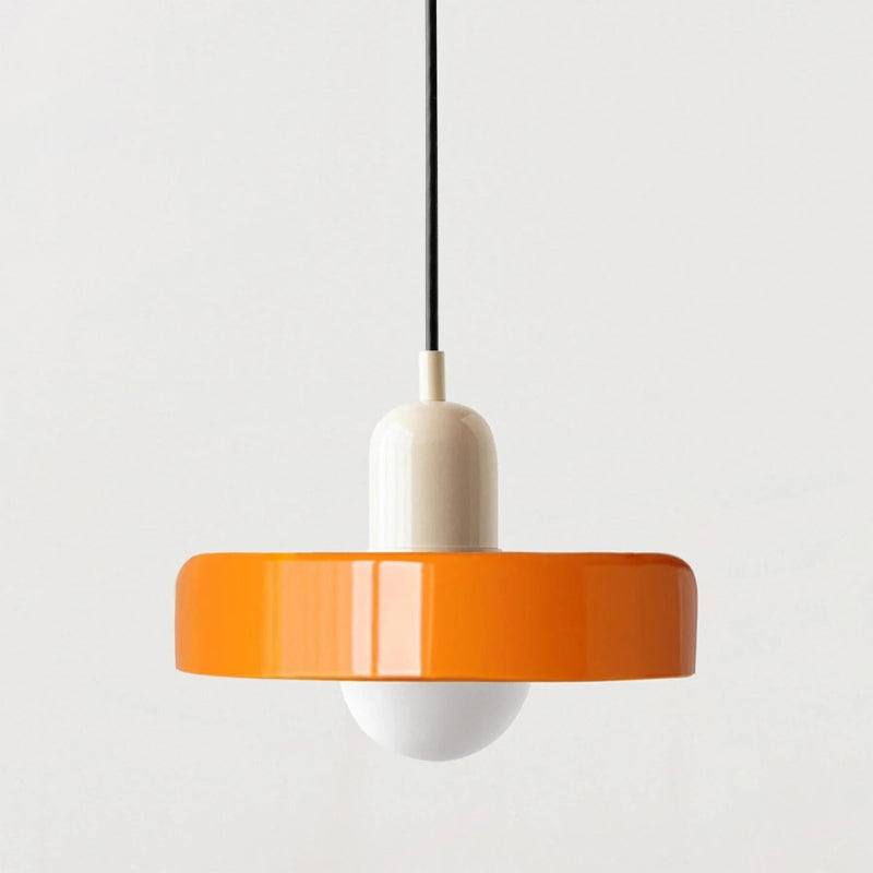 Taavita Retro Hanging Pendant Lights with Glass Lampshade and Adjustable Cord