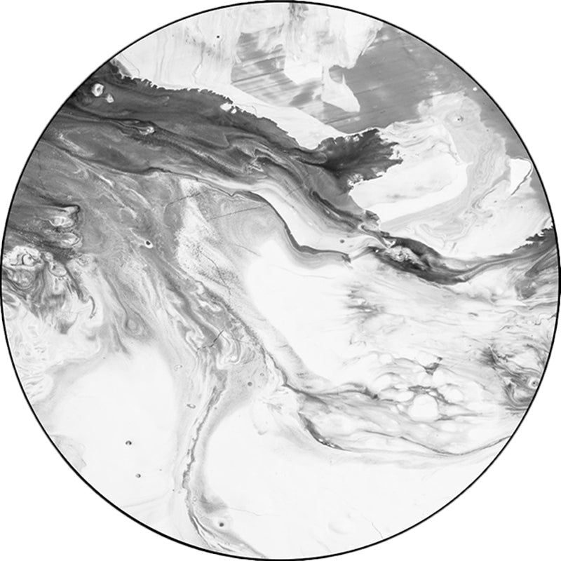 Taavita Modern Abstract Oil Painting Pattern Area Rug Bedroom Rug Polyester Anti-Slip Washable Carpet