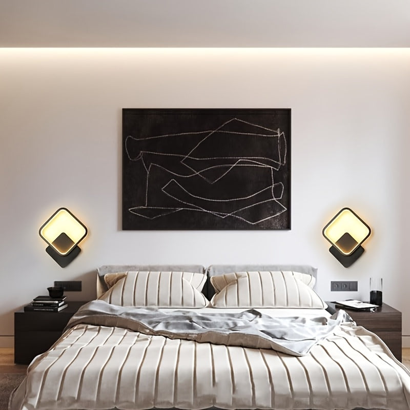 Sleek Geometric LED Wall Light for Stylish Indoor Spaces