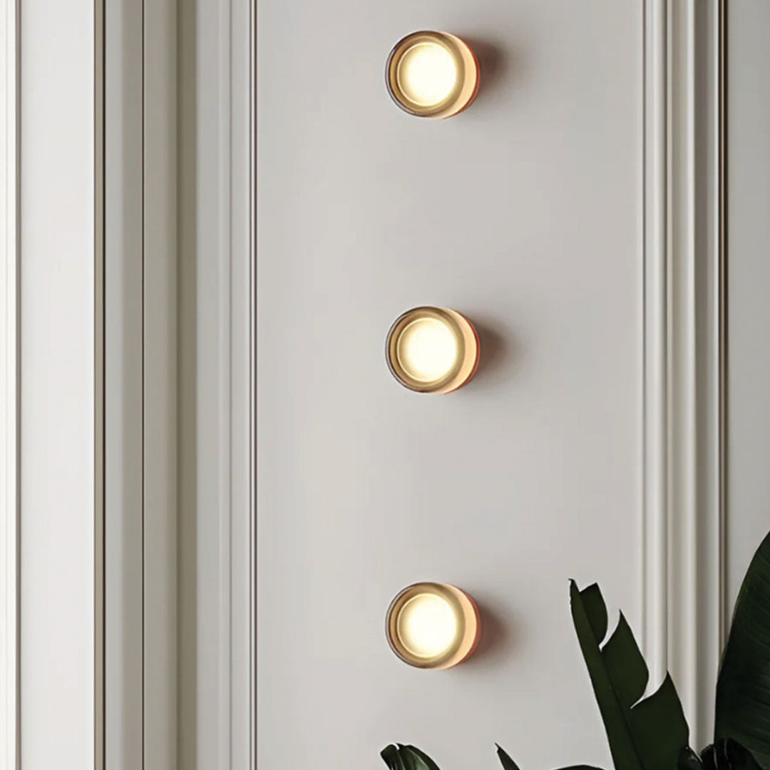 LED Wall Sconce Light | Acrylic & Aluminum | Soft Warm Illumination | Versatile Mounting
