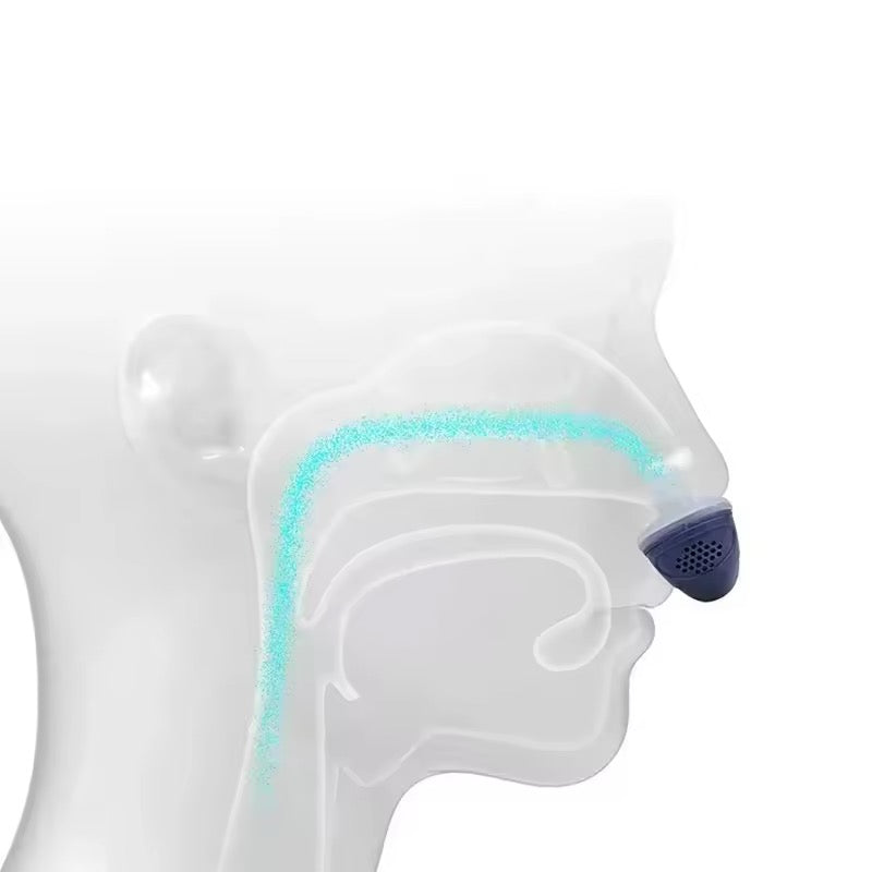 Rechargeable Silicone Nose Clip for Snoring Relief – Portable & Quiet