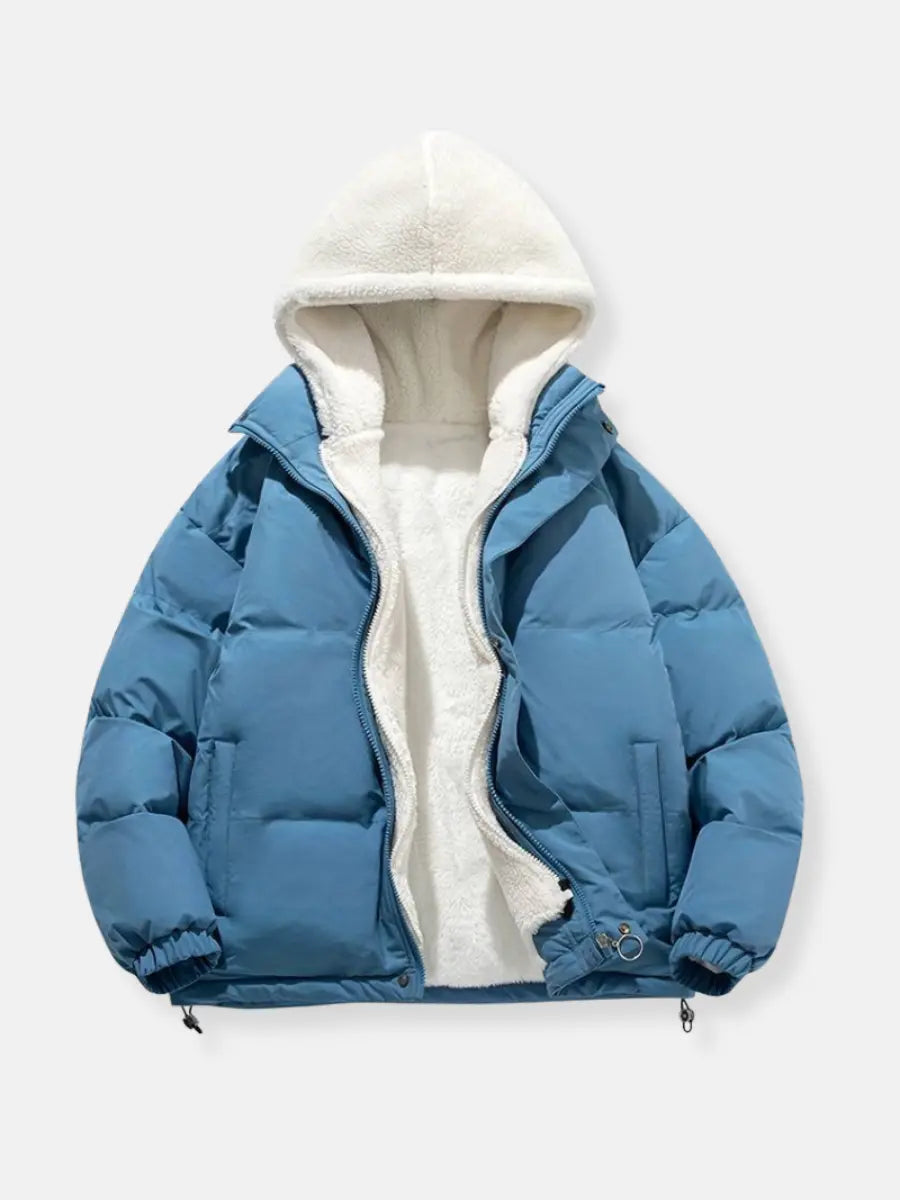 Winter Jacket | Quilted | Adjustable Hood Warmth | Fleece Lining