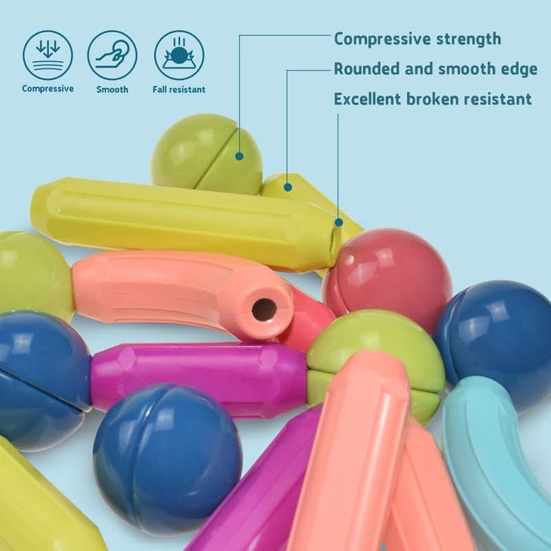 MagnaBlox Magnetic Building Sticks for Creative Exploration