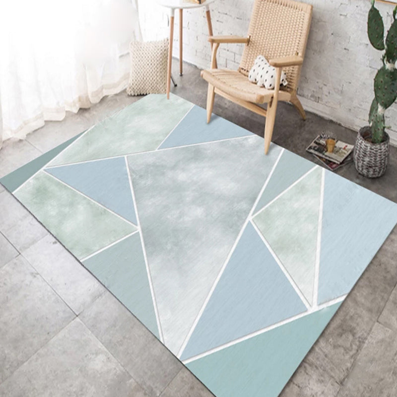 Colorblock Geometric Living Room Rug Polyester Novelty Abstract Rug Washable Pet Friendly Carpet Clearhalo 'Area Rug' 'Modern' 'Rugs' Rug' 1716438