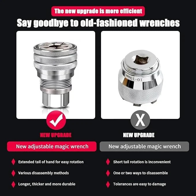 Versatile Socket Wrench Tool for Various Sizes