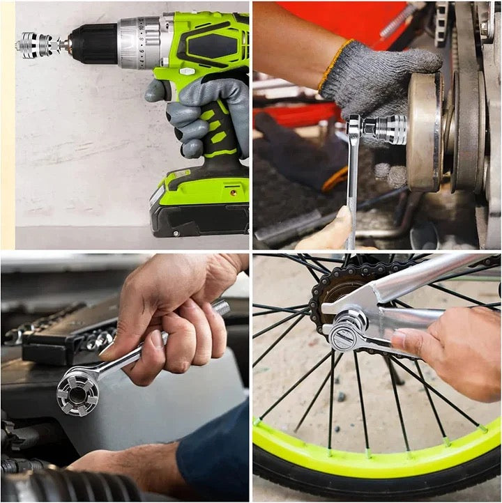 Versatile Socket Wrench Tool for Various Sizes