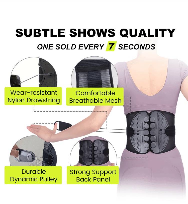 Back Support Belt for Lumbar Pain Relief