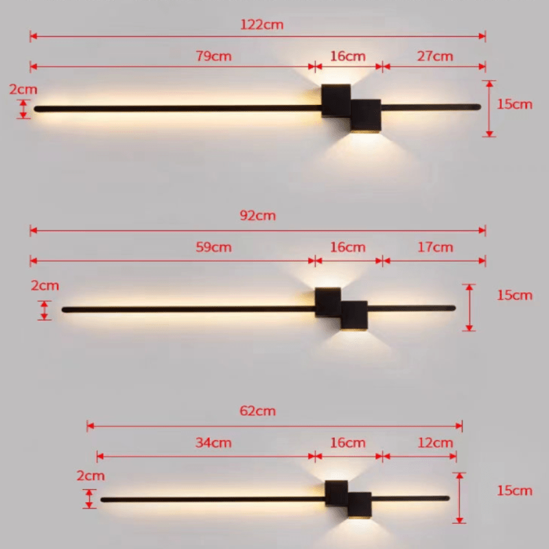 SleekGlow Contemporary LED Wall Fixture for Chic Spaces
