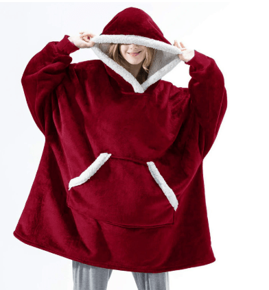 SnugWear Fleece Hoodie Blanket for Ultimate Warmth