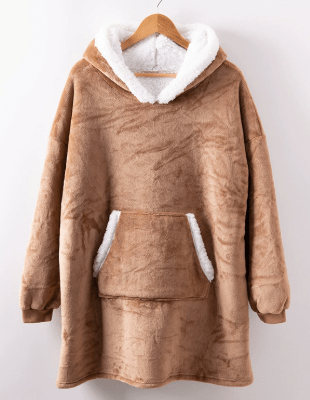 SnugWear Fleece Hoodie Blanket for Ultimate Warmth