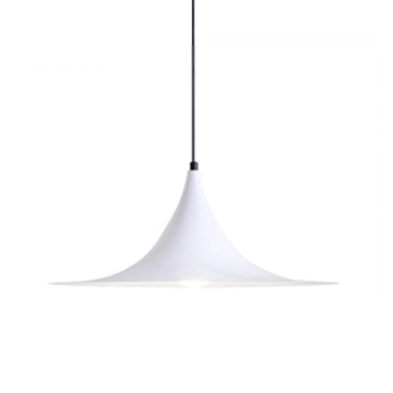 16"/19" W Taavita Simplicity Metal 1 Bright Black/Gray/White Hanging Light - Modern Design with Multiple Color Options