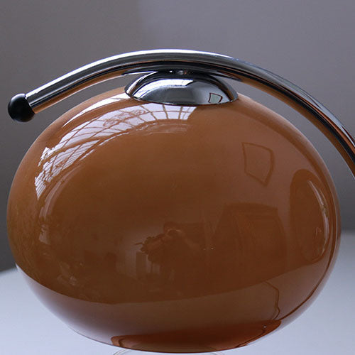 Taavita Vintage Glass Dome Solid Wood Base 1-Light Table Lamp with Melting Wax