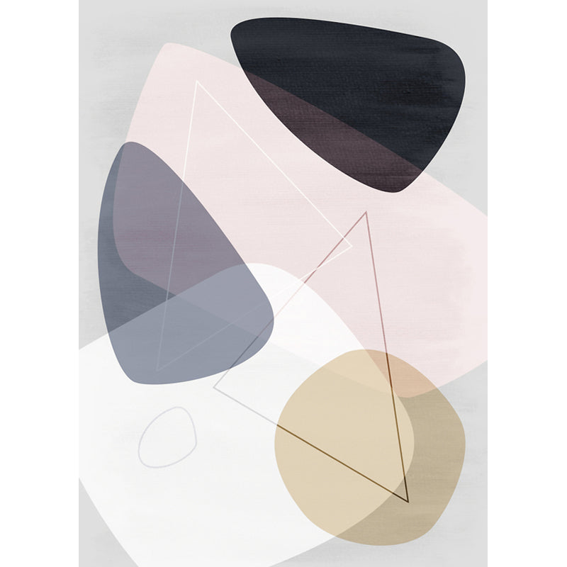 Taavita Colorblock Novelty Indoor Rug - Colorful Synthetics Anti-Slip Pet Friendly Area Carpet for Living Room