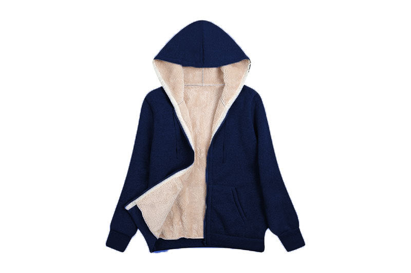 Women's Fleece Jacket | Soft Warmth | Wind Resistant Collar | Machine Washable