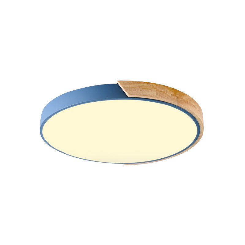 Taavita Circle Flushmount Ceiling Light Acrylic LED Ceiling Lamp for Kindergarten