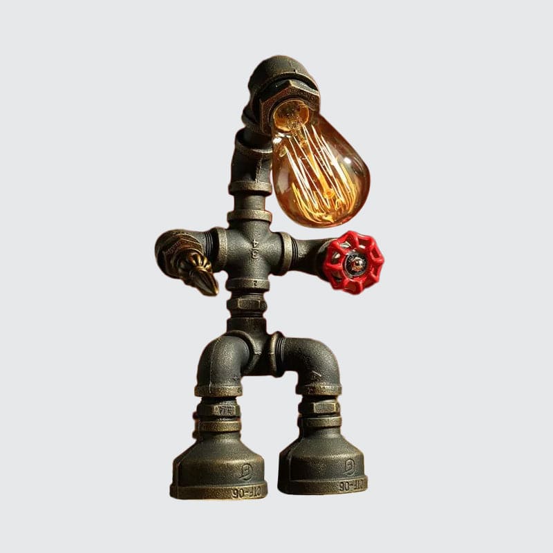 NeonGlow Futuristic Robot Table Lamp for Modern Spaces