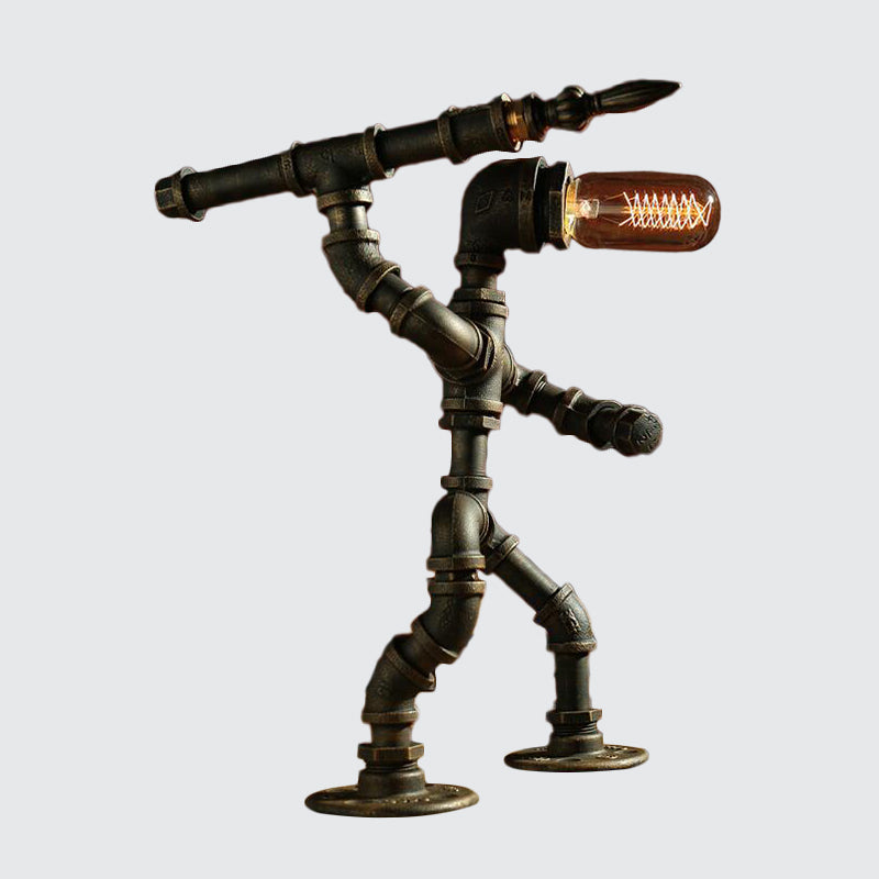 NeonGlow Futuristic Robot Table Lamp for Modern Spaces
