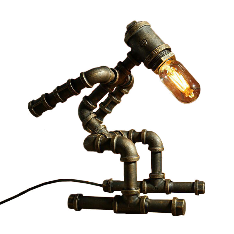 NeonGlow Futuristic Robot Table Lamp for Modern Spaces