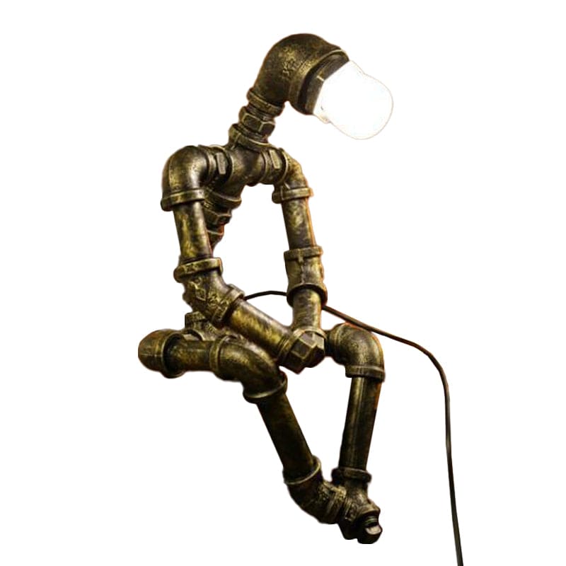 NeonGlow Futuristic Robot Table Lamp for Modern Spaces