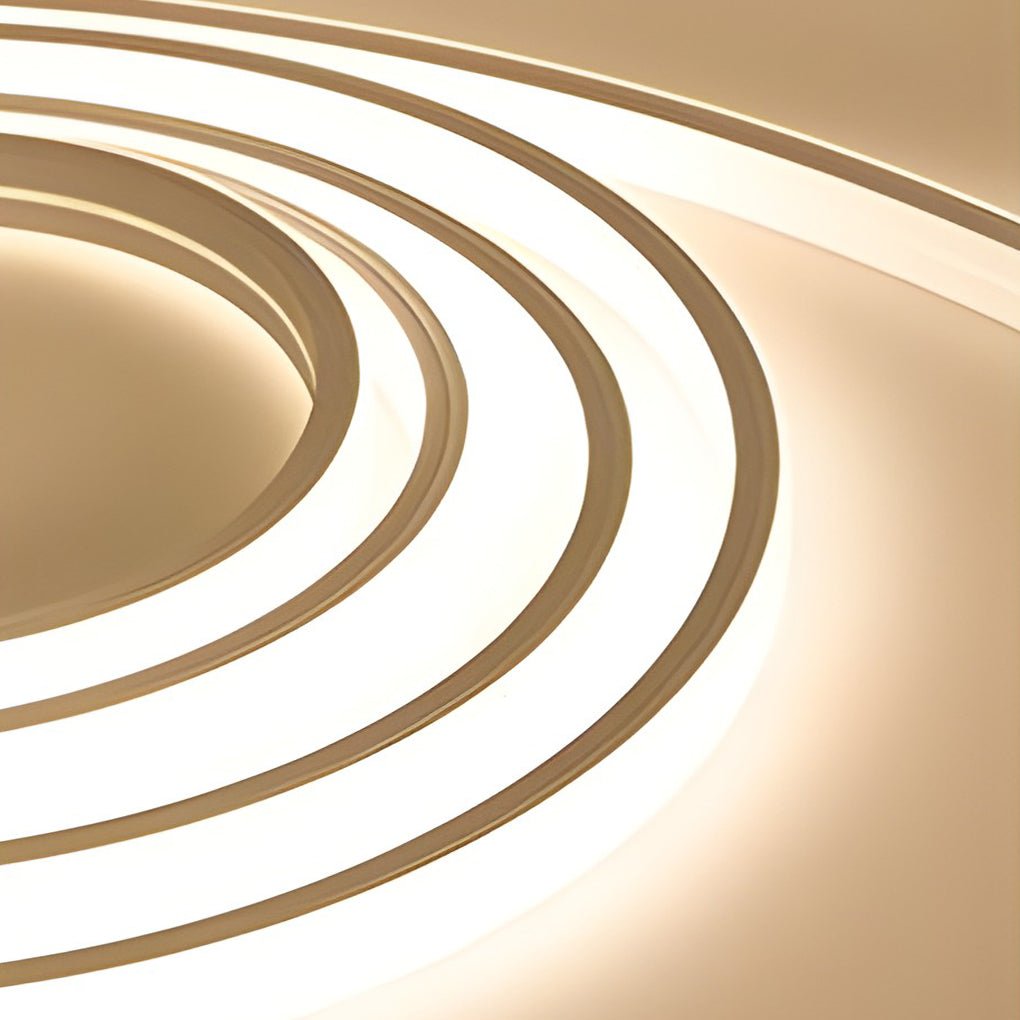 New Title: 0.47'' Width Waterproof Recessed Silicone 10W Modern Flexible Indoor LED Strip Lights Outdoor Linear Light