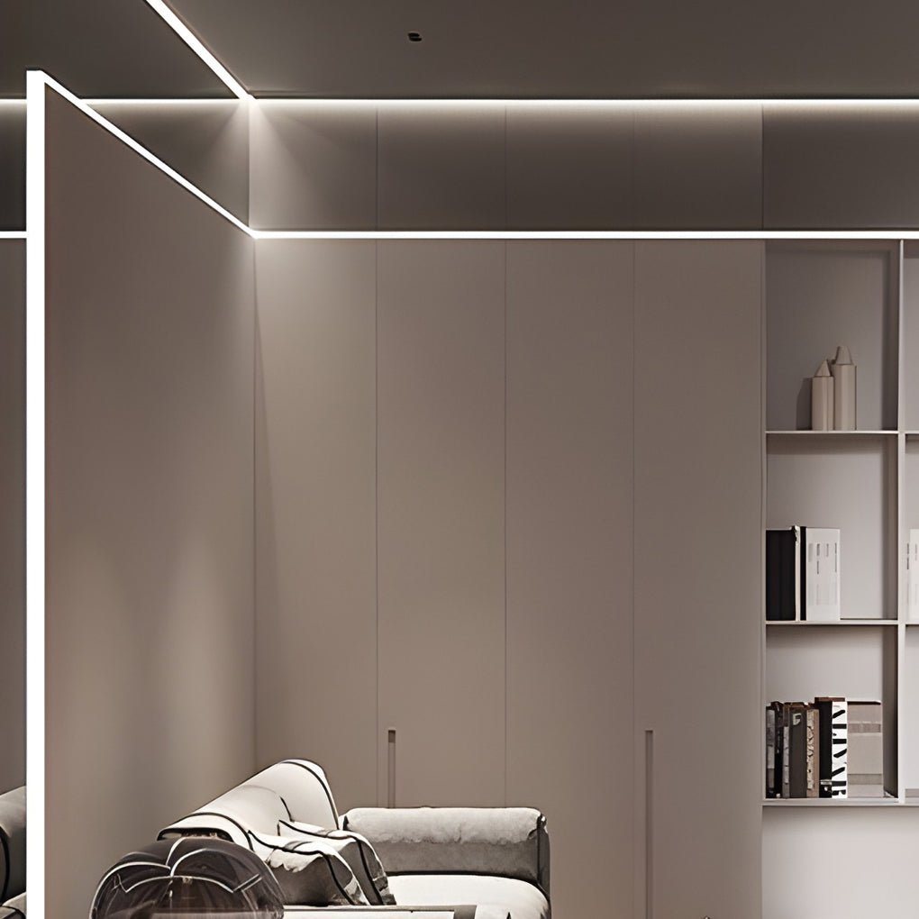 197'' Waterproof Recessed Silicone 24V Modern Flexible LED Strip Lights Linear Light - Dazuma